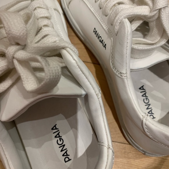 PANGAIA white sneakers - Grape Leather, like-new - Picture 4 of 5